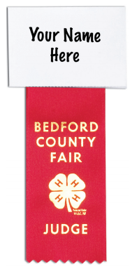 #179 - Computer Badge with Ribbon