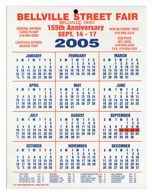 #915 - Calendar