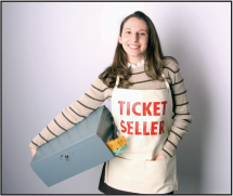 #197 - Ticket Seller Apron