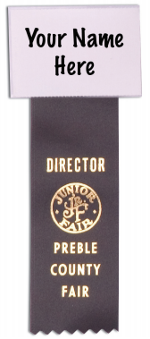 #175 - Name Badge with Ribbon