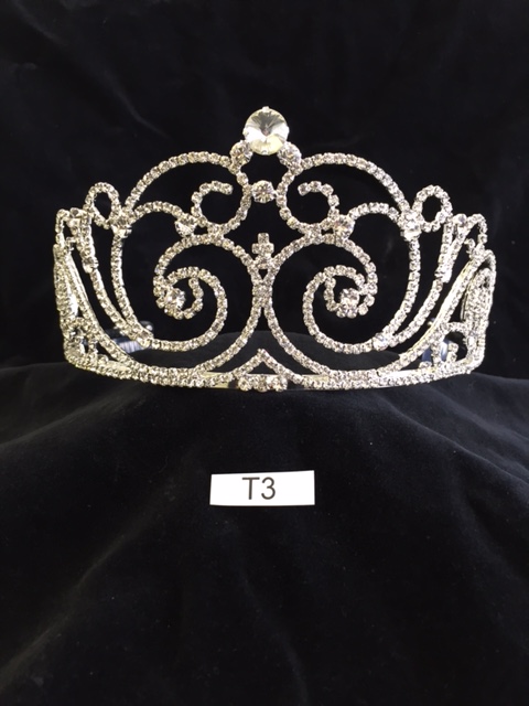 #1714 - Tiara 3"h x 5-1/2"