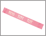 #1015-B - Single Ribbon Junior Contestant Sash